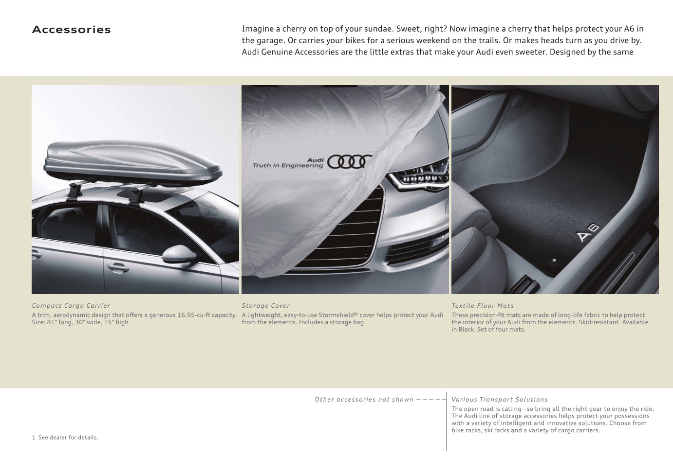 2012 Audi A6 Brochure Page 11